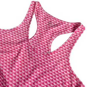 Vineyard Vines Small Pink White Performace Razor Back Ladies Top‎